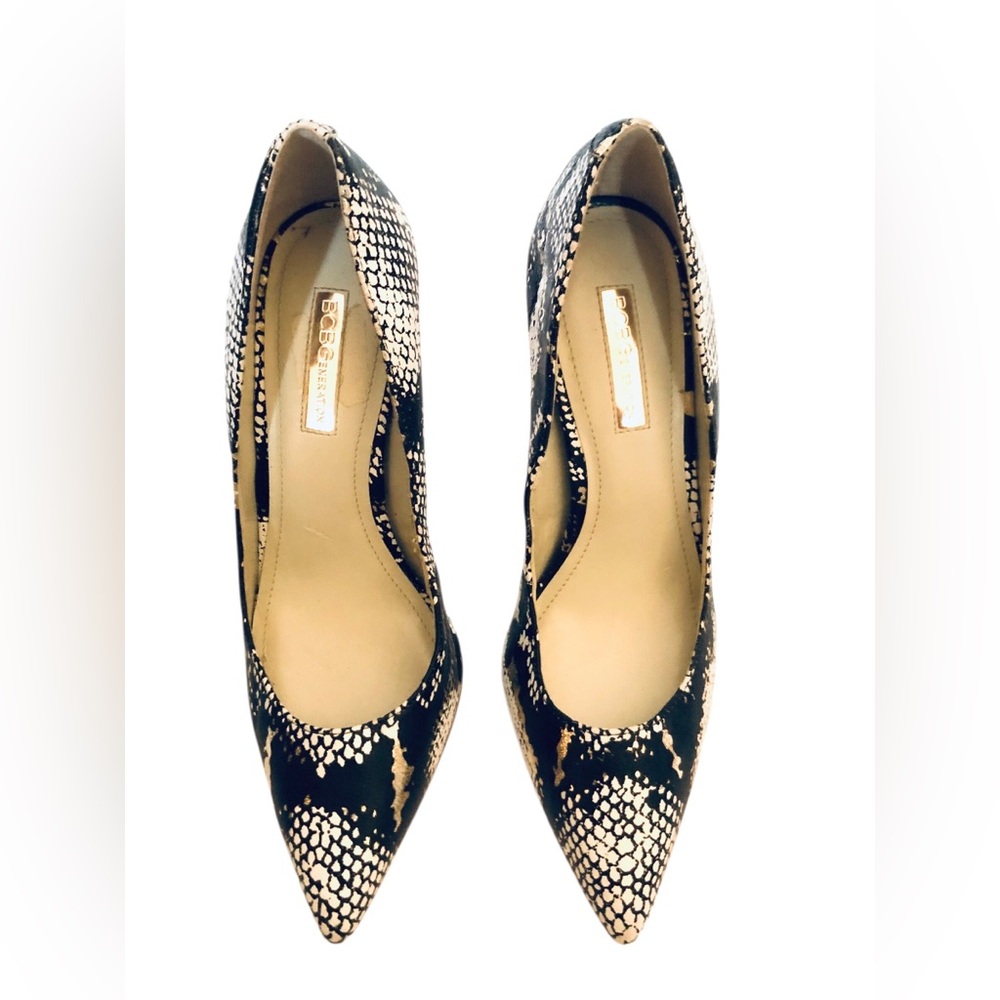 Bcbg Snake Skin Print Heels View 2